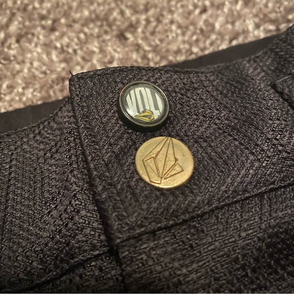 Volcom 15,000MM Waterproof Black Snowboard Ski Winter Pants - Size Medium - Picture 5 of 12